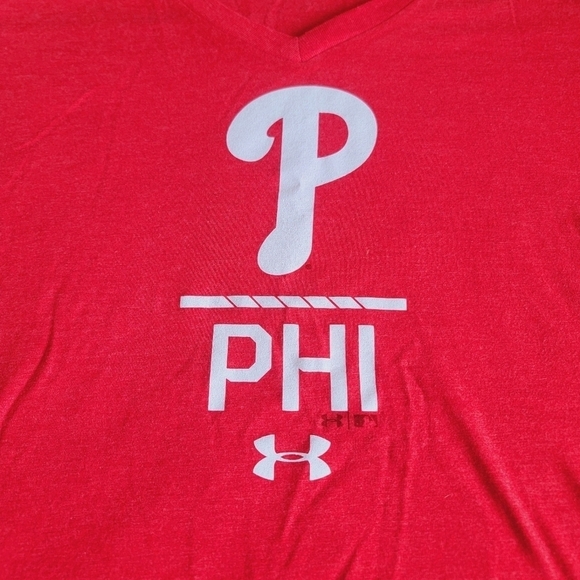 Under Armour Philadelphia Phillies T Shirt M - Picture 2 of 10